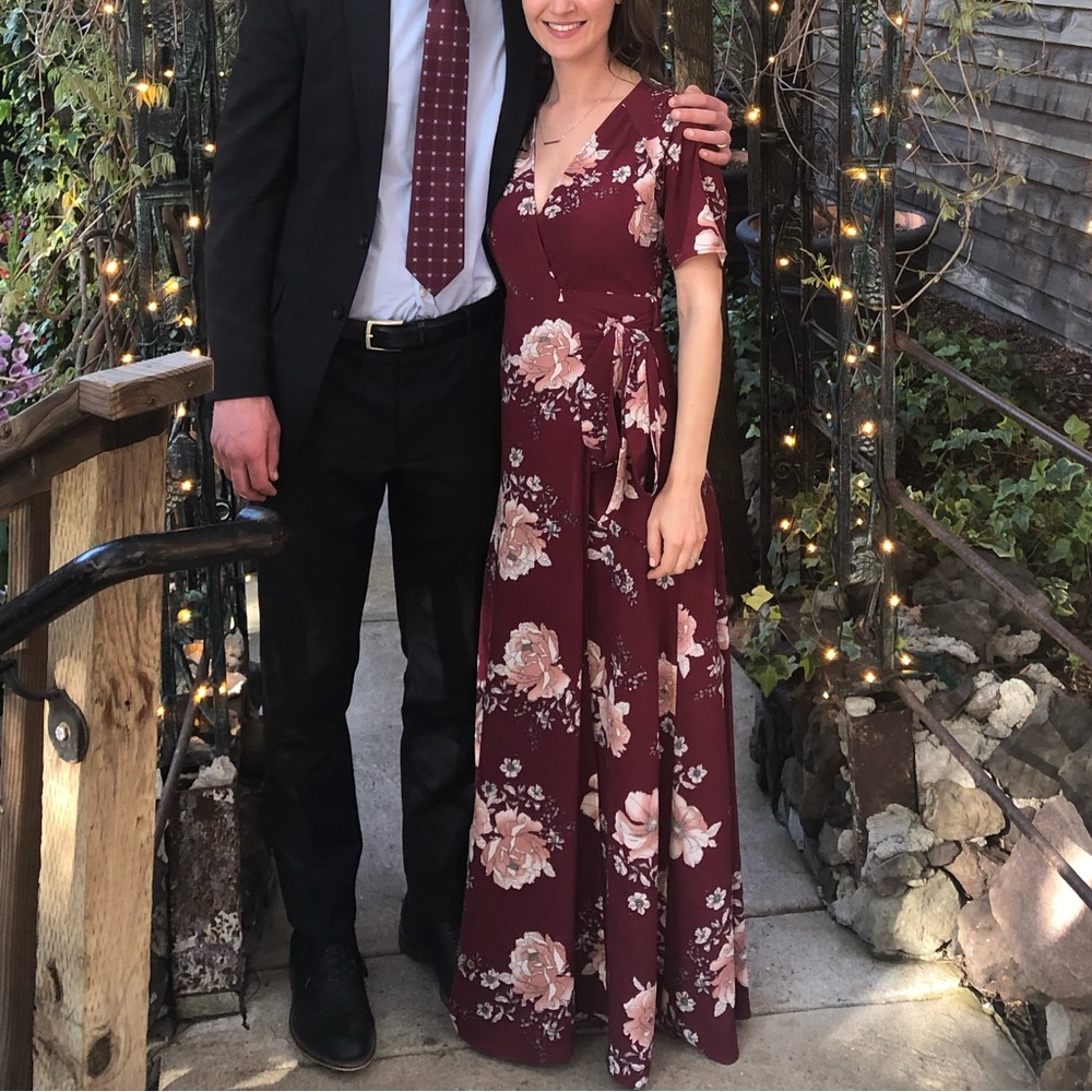 Dee Elly Maxi Wrap Dress